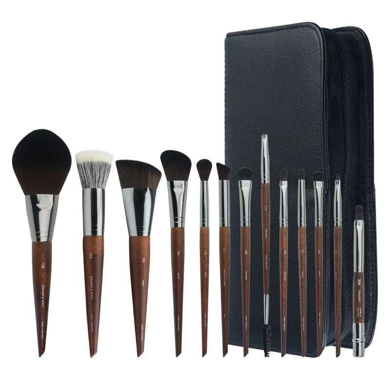 

CBS Кисть для макияжа-серия M Профессиональные кисти-синтетические волосы 13 шт. стандартный набор Портативная сумка для пудры инструменты для макияжа