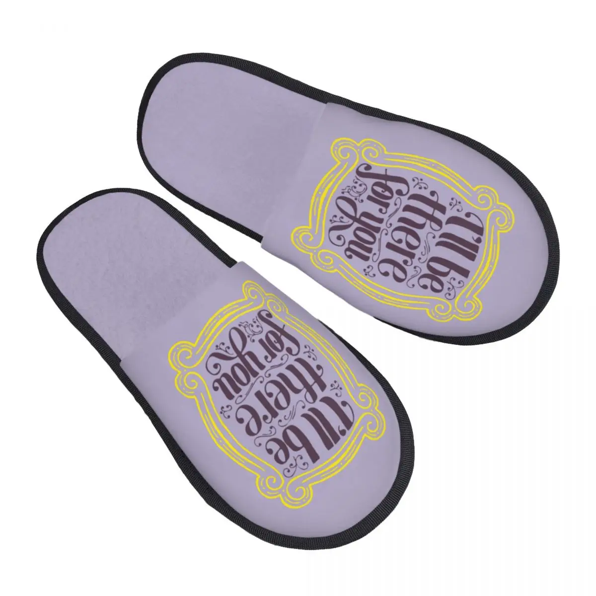 Friends Tv Show I'll Be There For You Winter House Slippers Living Room Cozy Memory Foam Slippers Non-skid
Friends Tv Show I'll Be There For You Winter House Slippers Living Room Cozy Memory Foam Slippers Non-skid
