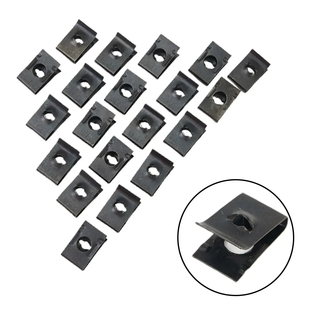 20pcs Car Metal U-Type Clips For-Car Bumper Fender Trim Panel Fastener Metal Clevis Grommet Clips Car Accessory
20pcs Car Metal U-Type Clips For-Car Bumper Fender Trim Panel Fastener Metal Clevis Grommet Clips Car Accessory
