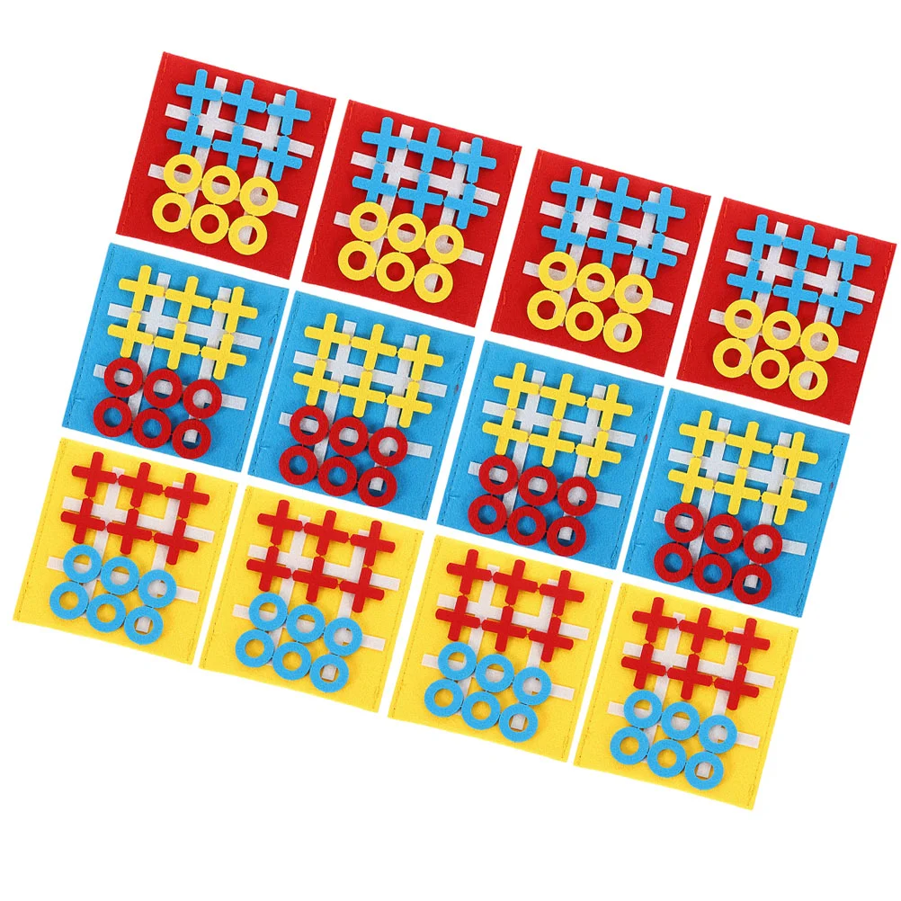 9/12pcs Felt XO Triple Tic Chess Board Game Toy Parent-Child Development Intelligence Puzzle Game Educational Desktop Toys
9/12pcs Felt XO Triple Tic Chess Board Game Toy Parent-Child Development Intelligence Puzzle Game Educational Desktop Toys