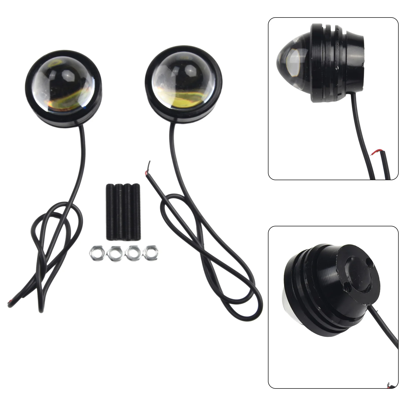 2Pcs LED Bull Eye Bulb Waterproof Anti-fog Headlight Car Daytime Running Fog Lights Auto Fog Lamp 12V-24V Xenon White Universal
2Pcs LED Bull Eye Bulb Waterproof Anti-fog Headlight Car Daytime Running Fog Lights Auto Fog Lamp 12V-24V Xenon White Universal