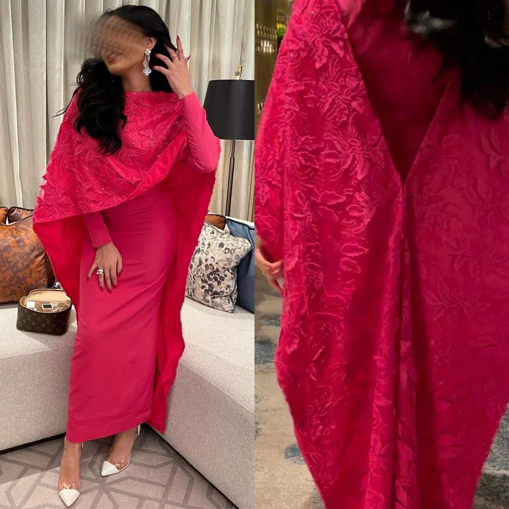 Retro Jewel Sheath Anke Length Evening Dresses Lace Satin Formal Occasion Gown롱원피스 robe femme soirée vestido فساتين سهره نسائي
Retro Jewel Sheath Anke Length Evening Dresses Lace Satin Formal Occasion Gown롱원피스 robe femme soirée vestido فساتين سهره نسائي