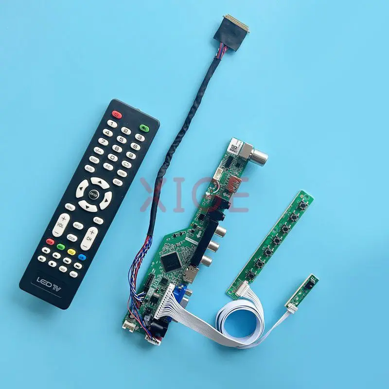 Плата контроллера для LP101WSA BT101IW01 BT101IW03, комплект для самостоятельной сборки, 1024*600 VGA + HDMI + AV + USB Аналоговое ТВ, экран ноутбука, 40-контактный LVDS 10,1" 
Плата контроллера для LP101WSA BT101IW01 BT101IW03, комплект для самостоятельной сборки, 1024*600 VGA + HDMI + AV + USB Аналоговое ТВ, экран ноутбука, 40-контактный LVDS 10,1"