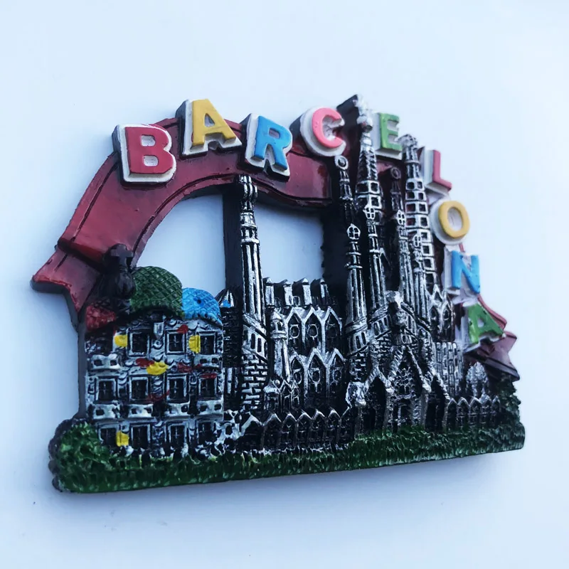 Fridge Magnet for Tourist Souvenir, Resin Message Sticker, Barcelona Ancient Architecture Decoration
Fridge Magnet for Tourist Souvenir, Resin Message Sticker, Barcelona Ancient Architecture Decoration