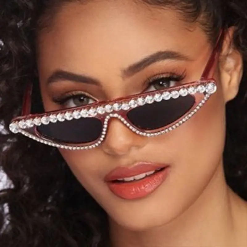 Rhinestone Cat Eye Sunglasses Women Triangle Vintage Small Frame Square Sun Glasses Travel Clear Shades Luxury Designer Uv400
Rhinestone Cat Eye Sunglasses Women Triangle Vintage Small Frame Square Sun Glasses Travel Clear Shades Luxury Designer Uv400