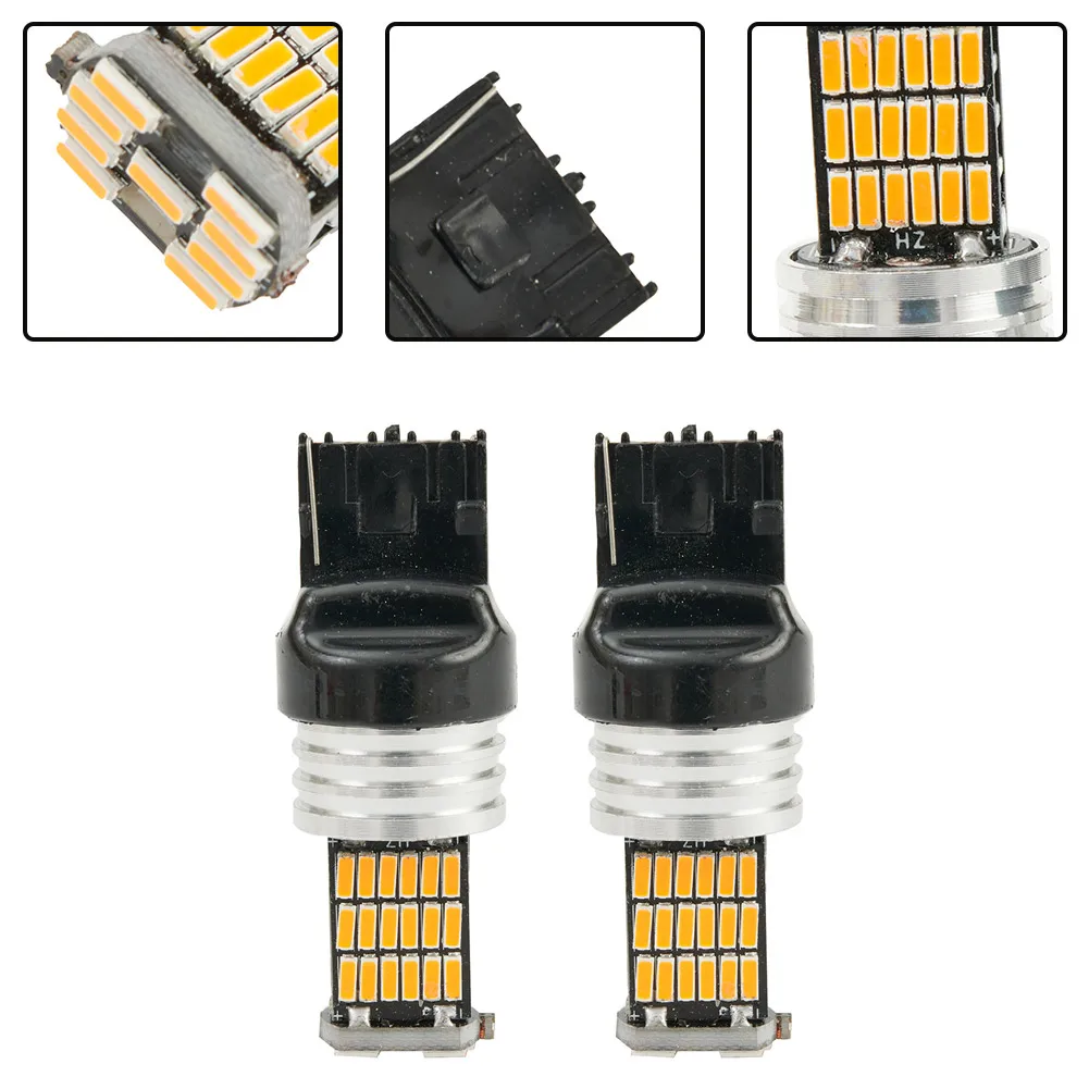 2x W21W T20 LED Amber 7440 Turn Signal Light WY21W Bulb Taillight 45SMD 60 * 15 Mm Auto Acesssories
2x W21W T20 LED Amber 7440 Turn Signal Light WY21W Bulb Taillight 45SMD 60 * 15 Mm Auto Acesssories