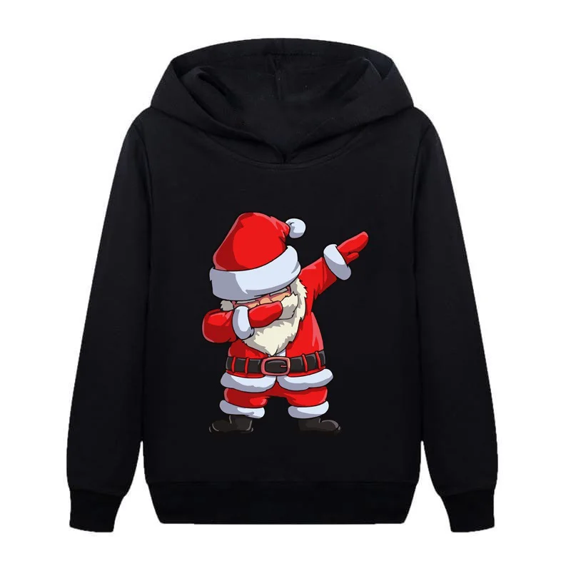 

Christmas Hoodies Santa Claus Men's Hoodie Men's and Women's Fashion Simple Long sleeved Pullover Street Trend Large Sweatshirt