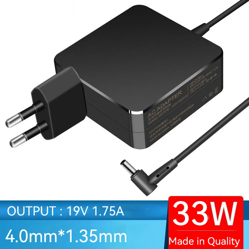 19V 1.75A 33W Laptop Ac Adapter Charger For ASUS VivoBook X200M X200LA S200E X102BA X202E S200L F200CA K200MA F200LA F402BA
19V 1.75A 33W Laptop Ac Adapter Charger For ASUS VivoBook X200M X200LA S200E X102BA X202E S200L F200CA K200MA F200LA F402BA