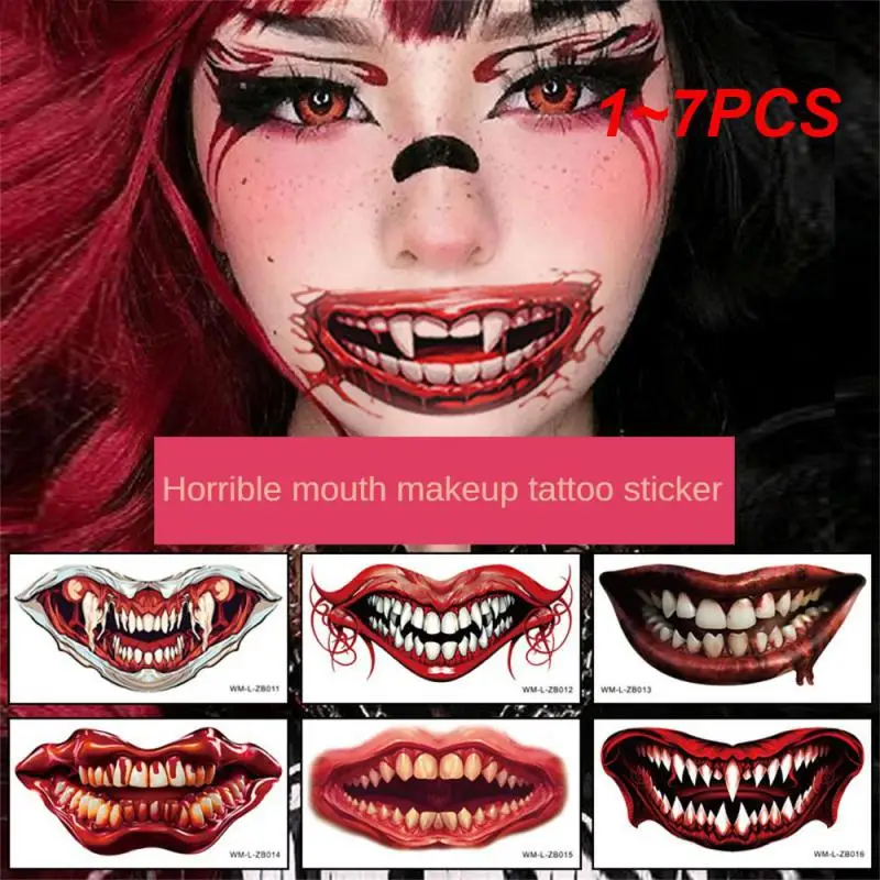 1~7PCS Facial Decoration Easy To Use Non-toxic And Odorless Add Humor Spooky Not Easy To Fall Off Horror Party Sticker
1~7PCS Facial Decoration Easy To Use Non-toxic And Odorless Add Humor Spooky Not Easy To Fall Off Horror Party Sticker