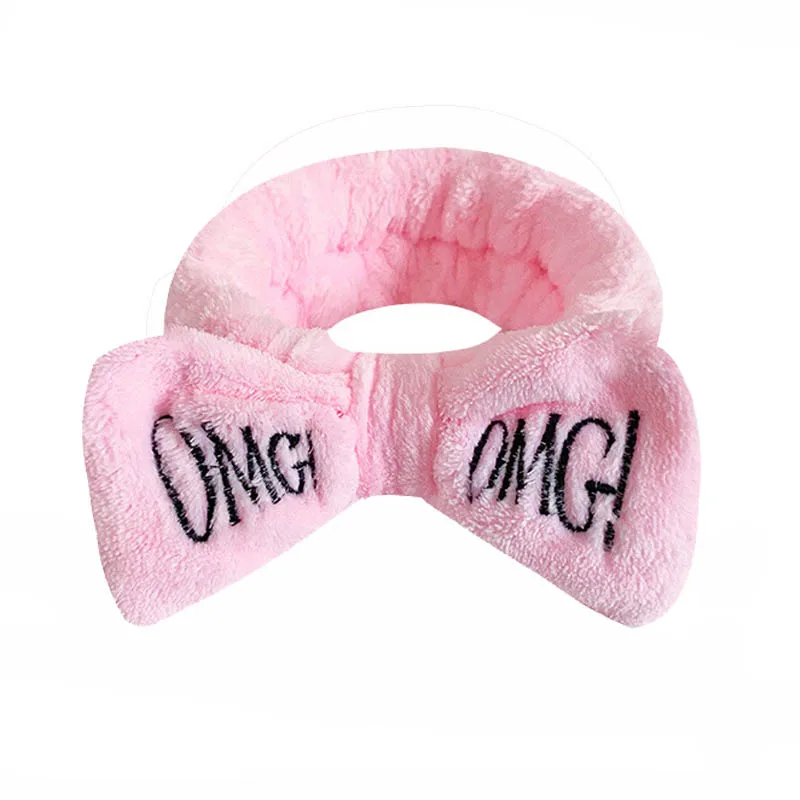 Korean Women OMG Letter Coral Fleece Wash Face Bow Hairbands Headbands Girls Headwear elastic Hair Bands Turban Hair Accessories
Korean Women OMG Letter Coral Fleece Wash Face Bow Hairbands Headbands Girls Headwear elastic Hair Bands Turban Hair Accessories