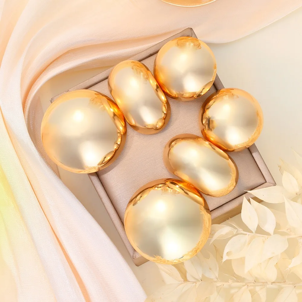 Europe And The United States Exaggerated Atmospheric Metal Smooth Geometric Earrings Light Luxury Temperament Female Accessories 5 Mallzona Sf2fcd55d34cb45ceb8d88badc8a78f96m Europe And The United States Exaggerated Atmospheric Metal Smooth Geometric Earrings Light Luxury Temperament Female Accessories Mallzona