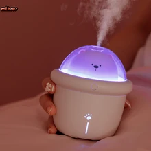 Lovely Space Bear Air Humidifier USB Ultrasonic Cool Mist Maker Fogger with LED Light 200ml Mini Car USB Water Aroma Diffuser
Lovely Space Bear Air Humidifier USB Ultrasonic Cool Mist Maker Fogger with LED Light 200ml Mini Car USB Water Aroma Diffuser