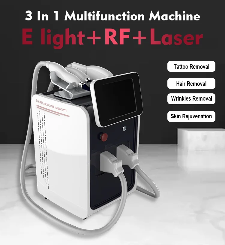 3 in 1 Multifunctional IPL Laser Hair Removal Machine Nd Yag Laser Tattoo Removal RF Face Lift Hair Removal laser Machine
3 in 1 Multifunctional IPL Laser Hair Removal Machine Nd Yag Laser Tattoo Removal RF Face Lift Hair Removal laser Machine