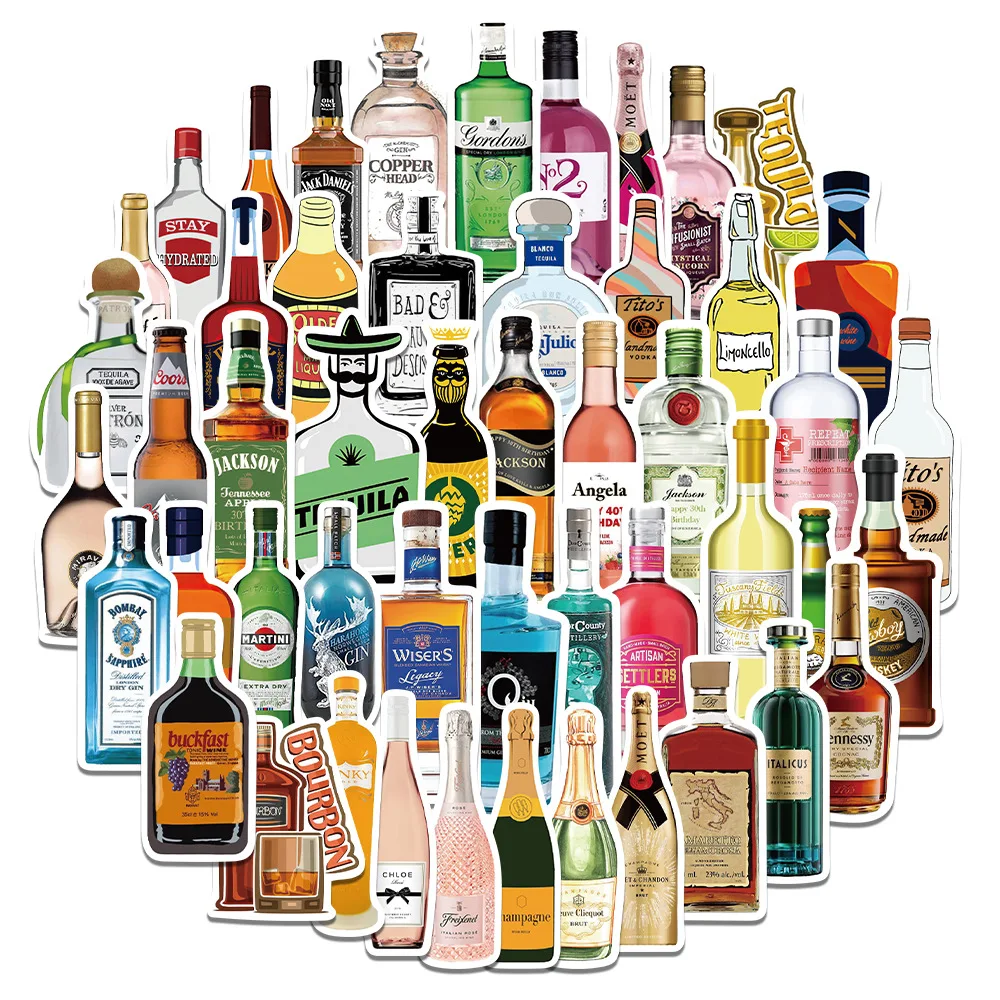 10/30/50Pcs Champagne Bottle Waterproof Graffiti Sticker Aesthetic Decorative Luggage Phone Laptop Diary Scrapbook Kids Stickers
10/30/50Pcs Champagne Bottle Waterproof Graffiti Sticker Aesthetic Decorative Luggage Phone Laptop Diary Scrapbook Kids Stickers