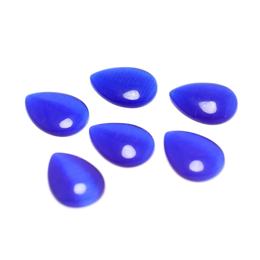 30pcs Blue Cat Eye Stone,Cabochon Teardrop Polished Flat Back Stone ,Earring Jewelry Necklace Making 14x10mm
30pcs Blue Cat Eye Stone,Cabochon Teardrop Polished Flat Back Stone ,Earring Jewelry Necklace Making 14x10mm