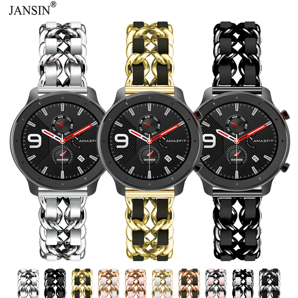 Металлический + кожаный ремешок для Amazfit GTR 47 мм, ремешок для Huami GTR 47 мм, ремешок для часов, сменный Браслет для часов
Металлический + кожаный ремешок для Amazfit GTR 47 мм, ремешок для Huami GTR 47 мм, ремешок для часов, сменный Браслет для часов