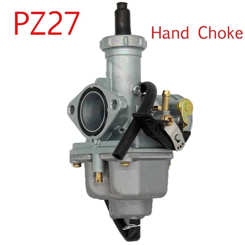 High Performance PZ27 27mm Carburetor Carb Motorcycle Pump Accelerator Carburettor CG XL 125 150 175 Hand Choke
High Performance PZ27 27mm Carburetor Carb Motorcycle Pump Accelerator Carburettor CG XL 125 150 175 Hand Choke