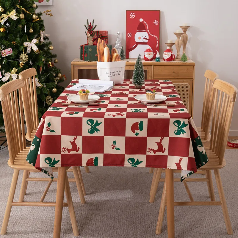 Christmas Red Checkered Elk Tablecloth Waterproof and Oil Resistant Household Coffee Table TV Cabinet Dustproof Tablecloth
Christmas Red Checkered Elk Tablecloth Waterproof and Oil Resistant Household Coffee Table TV Cabinet Dustproof Tablecloth