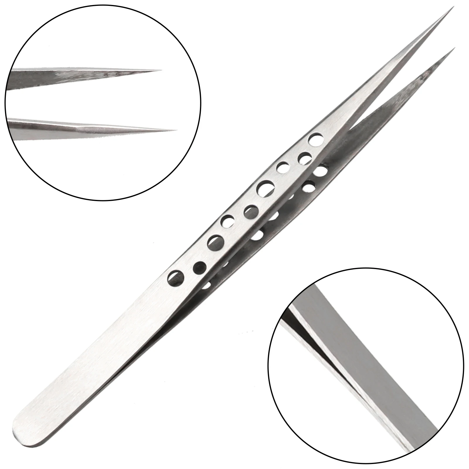1pc Industrial Tweezers124-140mm Stainless Steel Straight Tip Curved Tip For Repair Precision Small Parts Hand Tools Tweezers
1pc Industrial Tweezers124-140mm Stainless Steel Straight Tip Curved Tip For Repair Precision Small Parts Hand Tools Tweezers