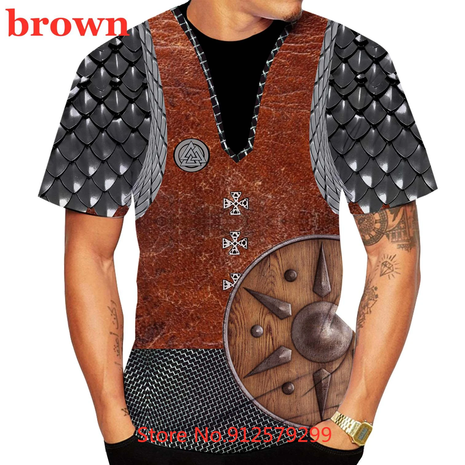 Summer Fashion Medieval Armor 3D Print T Shirt Men's Casual Funny Short-sleeved Round Neck T-shirt
Summer Fashion Medieval Armor 3D Print T Shirt Men's Casual Funny Short-sleeved Round Neck T-shirt