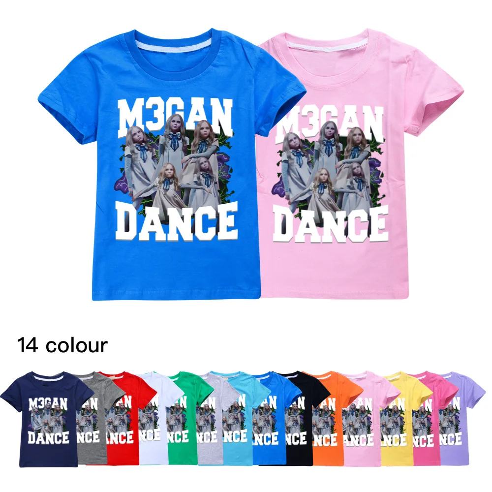 New Arrival M3GAN DANCE Kids Clothes Shirts Children T-Shirt for Boys and Girls Short-sleeve Casual Cotton Unisex Costumes
New Arrival M3GAN DANCE Kids Clothes Shirts Children T-Shirt for Boys and Girls Short-sleeve Casual Cotton Unisex Costumes