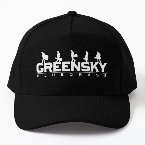 

Best Greensky Bluegrass Logo Baseball Cap Hat Bonnet Snapback Casquette Sport Hip Hop Spring Solid Color Outdoor Boys Casual