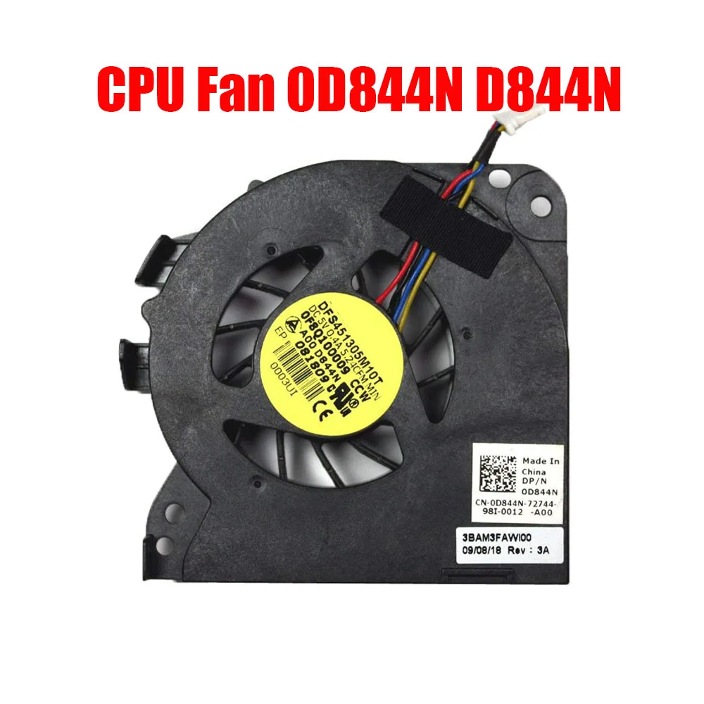 Laptop CPU Fan For DELL For Vostro 1220 V1220 0D844N D844N DFS451305M10T CCW 0F8Q100009 3BAM3FAWI00 DC5V 0.4A New
Laptop CPU Fan For DELL For Vostro 1220 V1220 0D844N D844N DFS451305M10T CCW 0F8Q100009 3BAM3FAWI00 DC5V 0.4A New