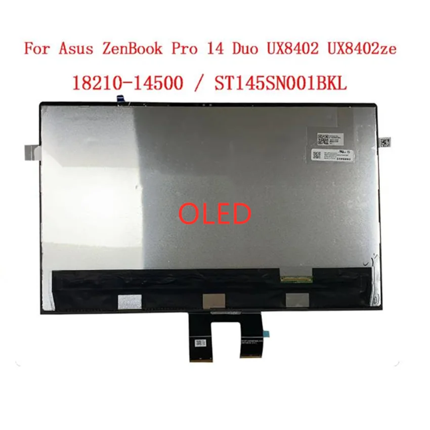 

For ASUS Zenbook Pro 14 Duo UX8402 UX8402Z UX8402ZA Screen UX8402ZE-M3030W LCD Display ATNA45AF01 OLED Assembly replacement