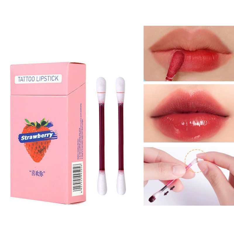 Cotton Swab Lipstick 20pcs/box Portable Waterproof Moisturizing Non-Stick Cup Disposable Lasting Lip Gloss Women Lips Cosmetics
Cotton Swab Lipstick 20pcs/box Portable Waterproof Moisturizing Non-Stick Cup Disposable Lasting Lip Gloss Women Lips Cosmetics