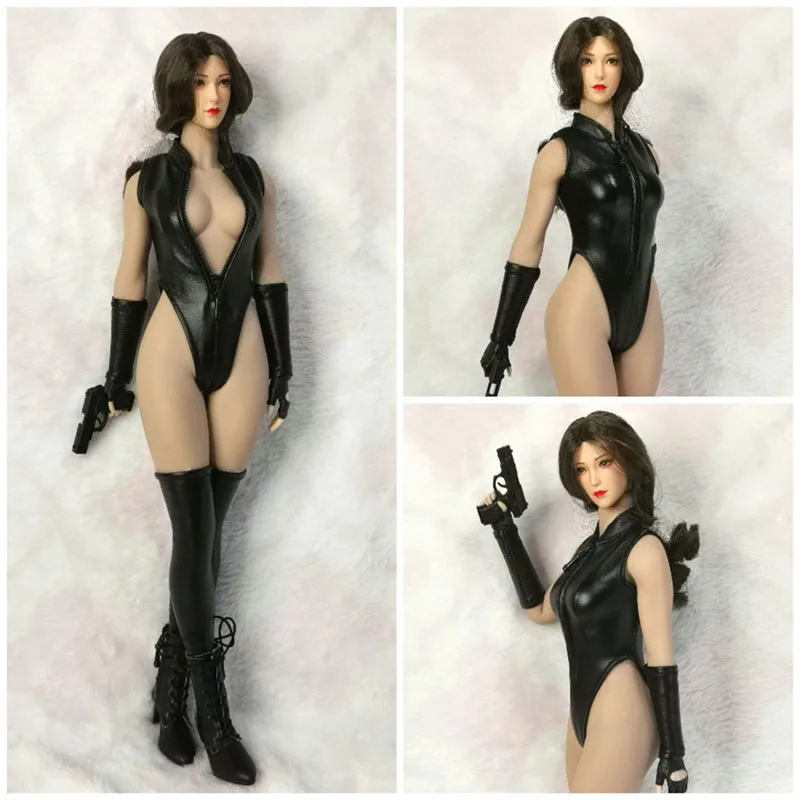 1/6 Female Soldier Clothing Black Sexy Zipper Jumpsuit Sleeveless Tight Bodysuit Accessory For 12Inch Action Figure Body Toy
1/6 Female Soldier Clothing Black Sexy Zipper Jumpsuit Sleeveless Tight Bodysuit Accessory For 12Inch Action Figure Body Toy