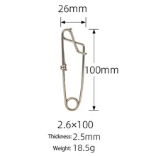 Long Line Clips Stainless Steel Snap Swivel Longline Branch Hanger Tuna Clip Long Line Clips Fishing Connectors Fishing Pin Accs
Long Line Clips Stainless Steel Snap Swivel Longline Branch Hanger Tuna Clip Long Line Clips Fishing Connectors Fishing Pin Accs