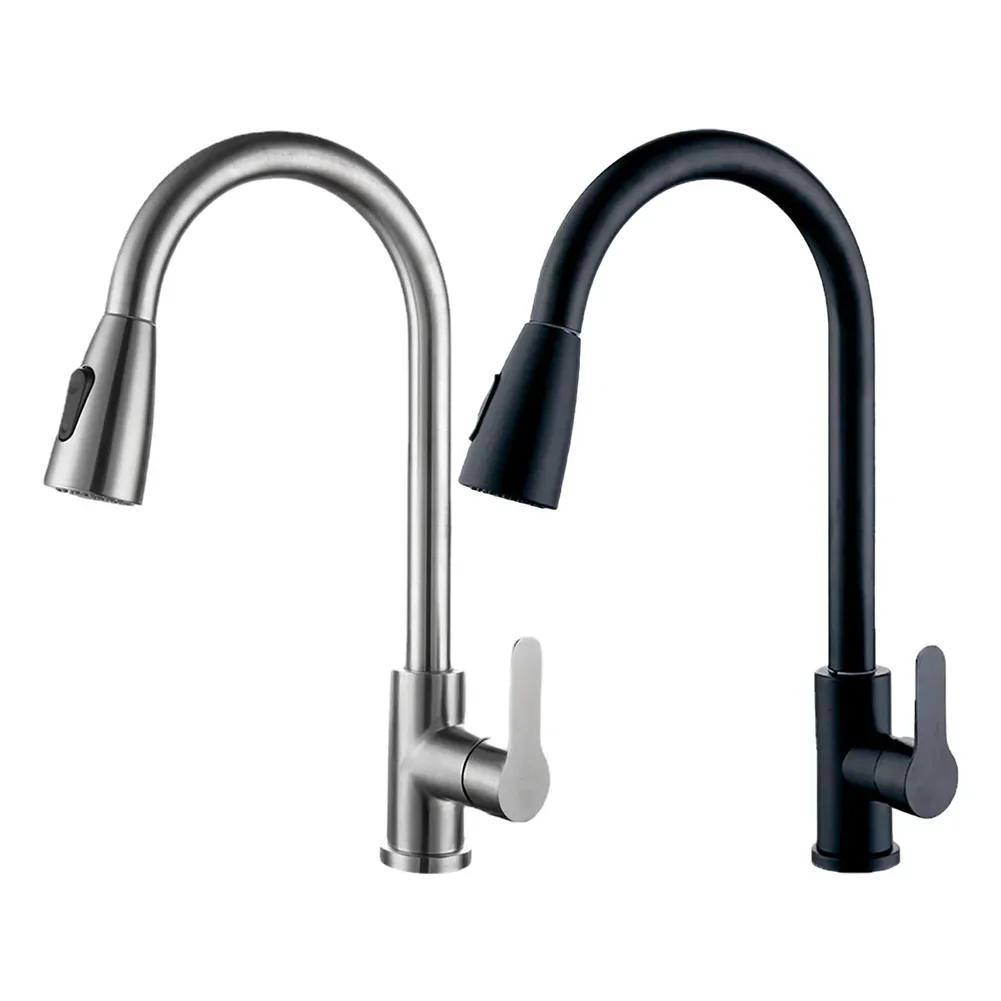 Easy Water Temperature And Flow Control Single Handle PullOut Water Tap Faucet 304 Stainless Steel Black Finish
Easy Water Temperature And Flow Control Single Handle PullOut Water Tap Faucet 304 Stainless Steel Black Finish