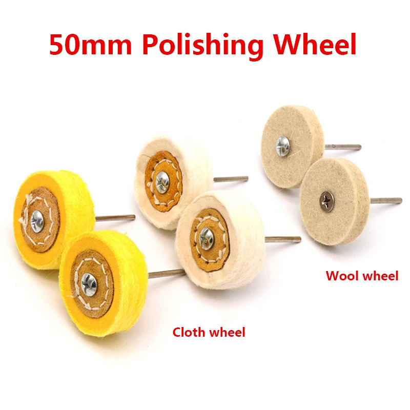 3mm Shank 50mm Wool Polishing Wheel Cloth Mounted Buffing Wheel 3-Type For Metal Jewelry Wood Stone Surface Mirror Grinding Pad
3mm Shank 50mm Wool Polishing Wheel Cloth Mounted Buffing Wheel 3-Type For Metal Jewelry Wood Stone Surface Mirror Grinding Pad
