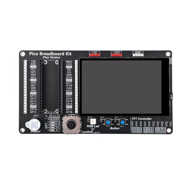 For Raspberry Pi Pico/Pico W Replacement Accessories GPIO Expansion Module With 3.5 Inch Touch Screen ,RGB Light ,Buzzer
For Raspberry Pi Pico/Pico W Replacement Accessories GPIO Expansion Module With 3.5 Inch Touch Screen ,RGB Light ,Buzzer