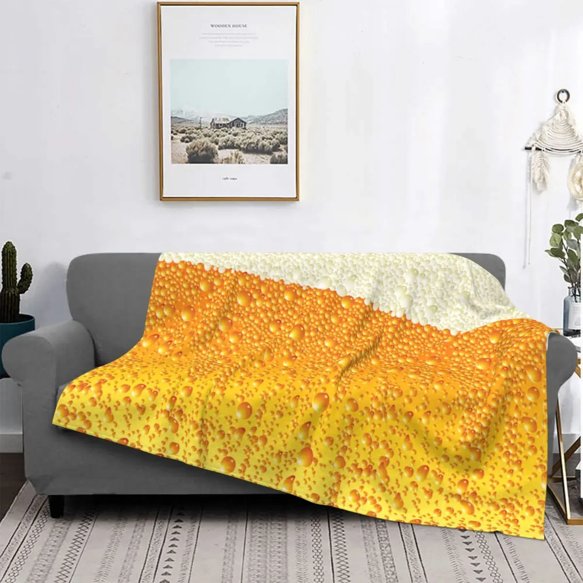 Beer Foam Drinking Blankets Fleece Textile Decor Portable Warm Throw Blanket for Home Car Rug Piece
Beer Foam Drinking Blankets Fleece Textile Decor Portable Warm Throw Blanket for Home Car Rug Piece