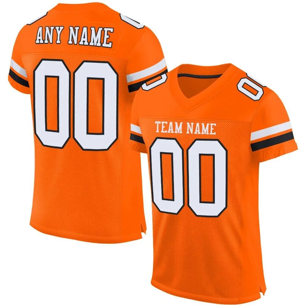 Orange Polyester Customized Football Jersey for Men Football Short Sleeves Athletic Tee Shirts
Orange Polyester Customized Football Jersey for Men Football Short Sleeves Athletic Tee Shirts