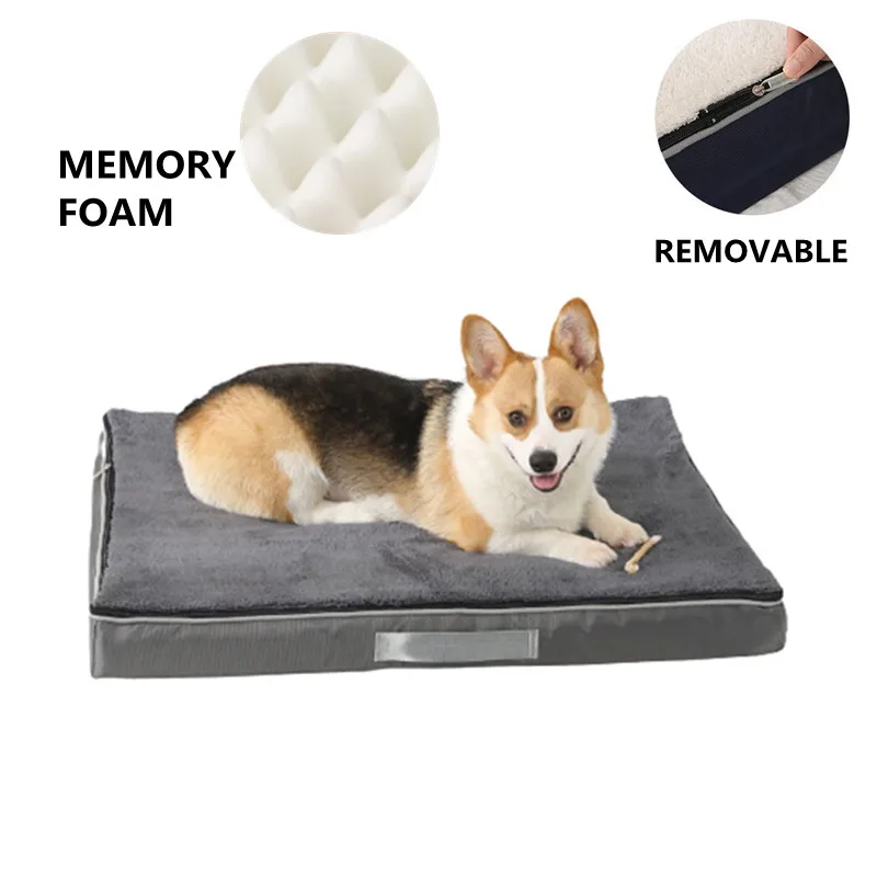 Large Shredded Plush Memory Foam Dog Bed with Removable Washable Cover Orthopedic Pet Cat Mat Cushion with Waterproof Lining
Large Shredded Plush Memory Foam Dog Bed with Removable Washable Cover Orthopedic Pet Cat Mat Cushion with Waterproof Lining