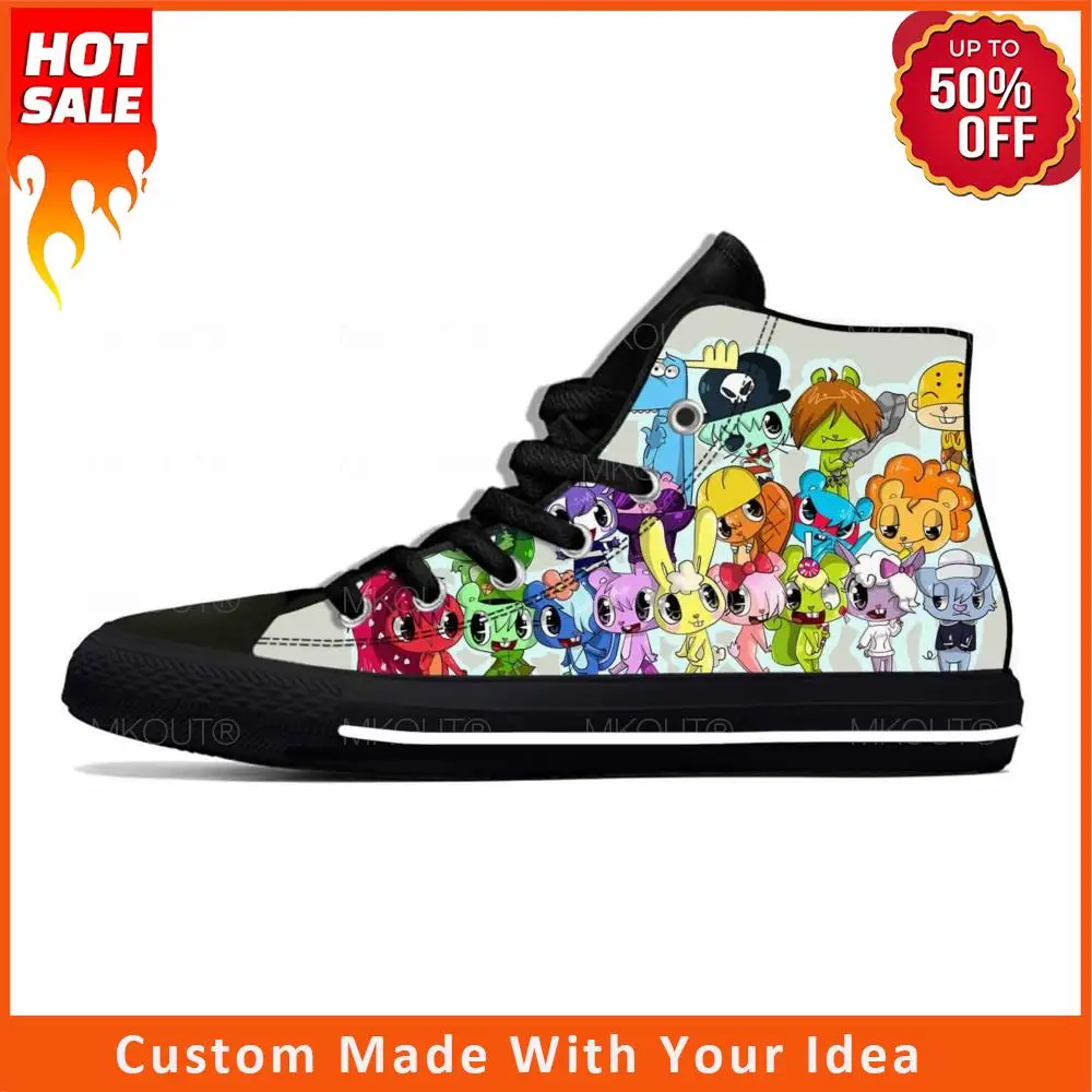 Anime Cartoon Manga Happy Tree Friends Cool Funny Casual Cloth Shoes High Top Lightweight Breathable 3D Print Men Women Sneakers
Anime Cartoon Manga Happy Tree Friends Cool Funny Casual Cloth Shoes High Top Lightweight Breathable 3D Print Men Women Sneakers