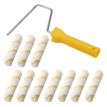 11 Piece 6 Inch Foam Roller Brushes Kit Paint Roller Refills Paint Roller Covers Home Repair Paint Roller Kits 
11 Piece 6 Inch Foam Roller Brushes Kit Paint Roller Refills Paint Roller Covers Home Repair Paint Roller Kits