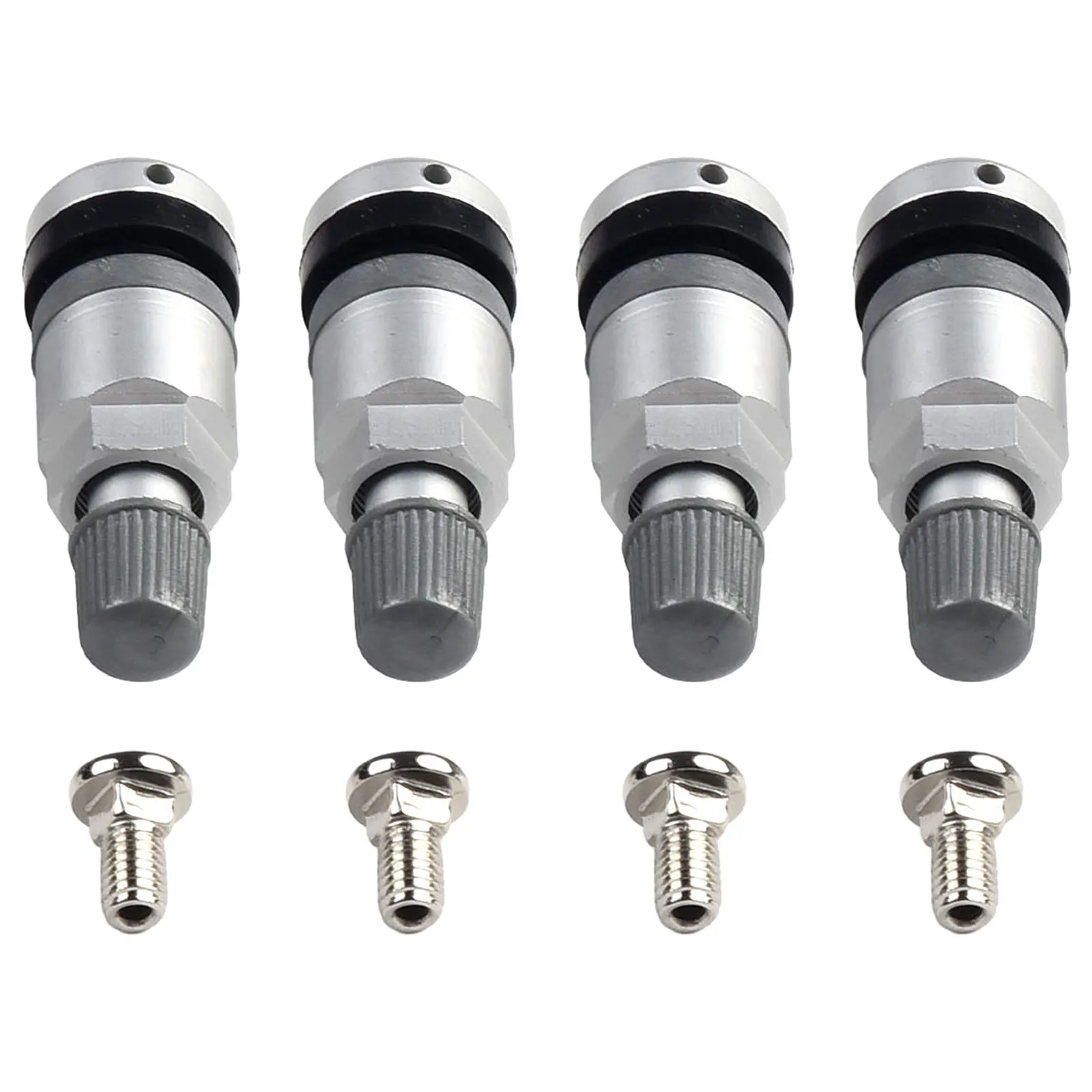4pcs TPMS Tire Pressure Sensor Valve Stem Repair Kit Fit For BMW 5-Series Silver-Metal-Auto-Acesssories
4pcs TPMS Tire Pressure Sensor Valve Stem Repair Kit Fit For BMW 5-Series Silver-Metal-Auto-Acesssories