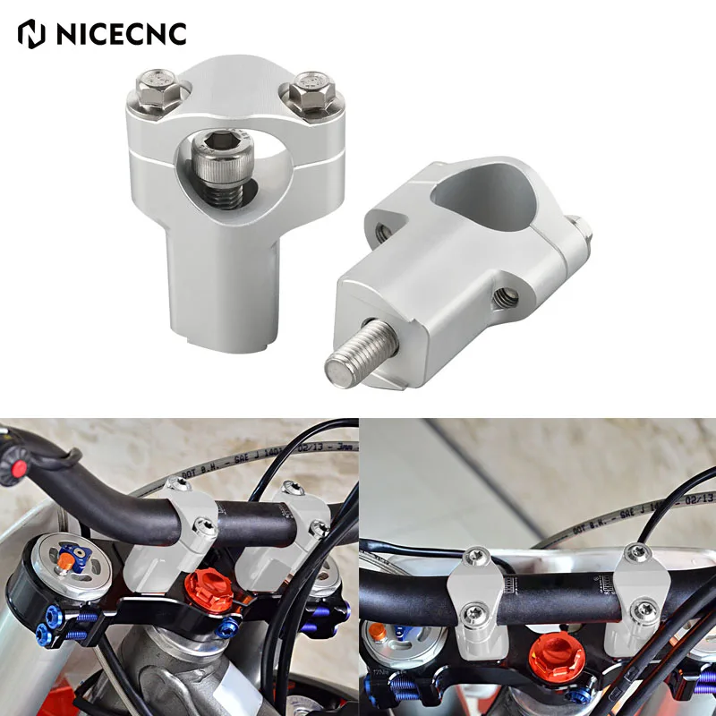 

NICECNC 52mm Motorcycle Handlebar Riser Bar Clamp Mount For BETA RR 300 125 200 250 350 390 400 450 498 2012-2023 RS 2014-2016