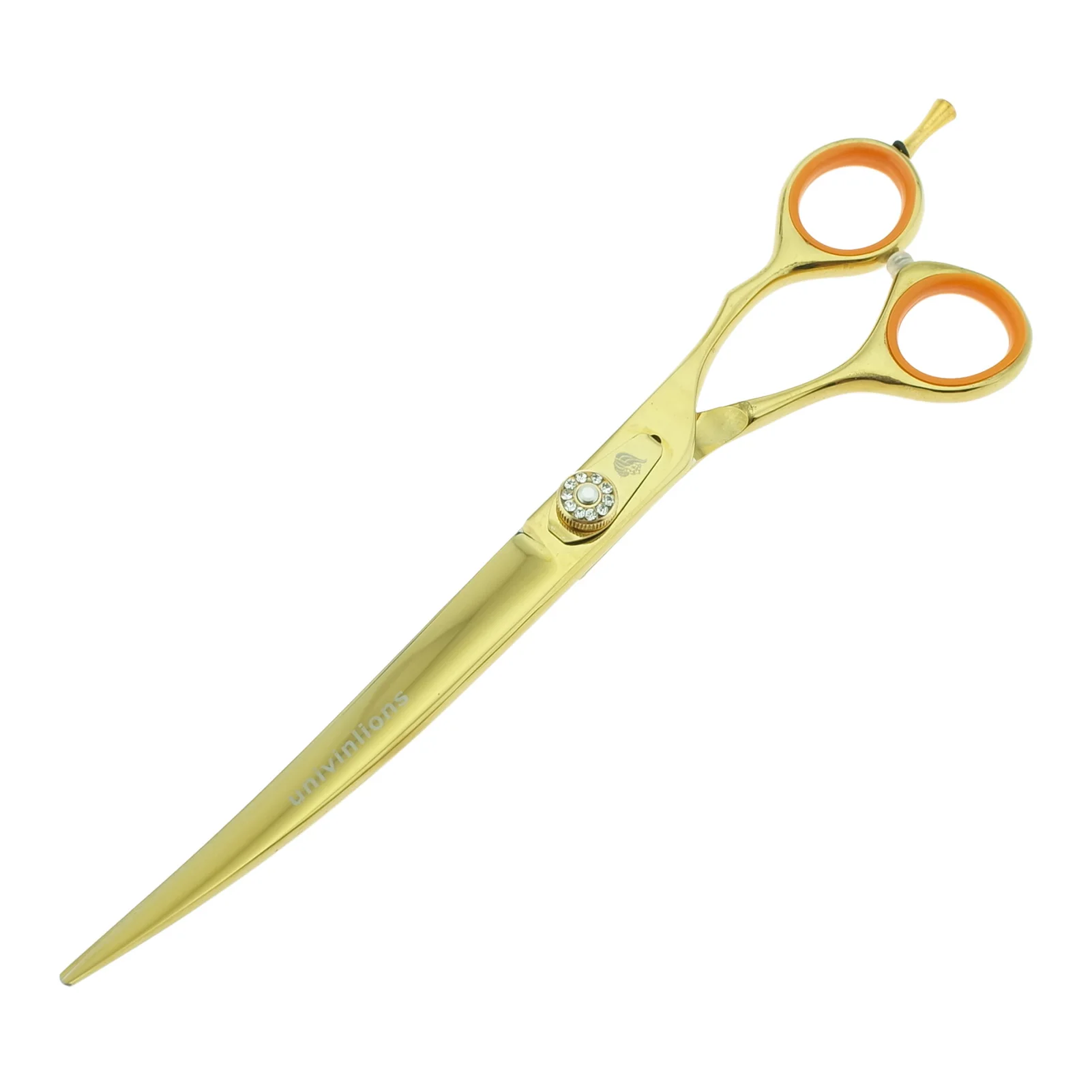 

Univinlions 8" Professional Up Curved Scissors Cutting Scissors For Dog Grooming Hair Trimming Tijeras Perro Tools Curved Shears