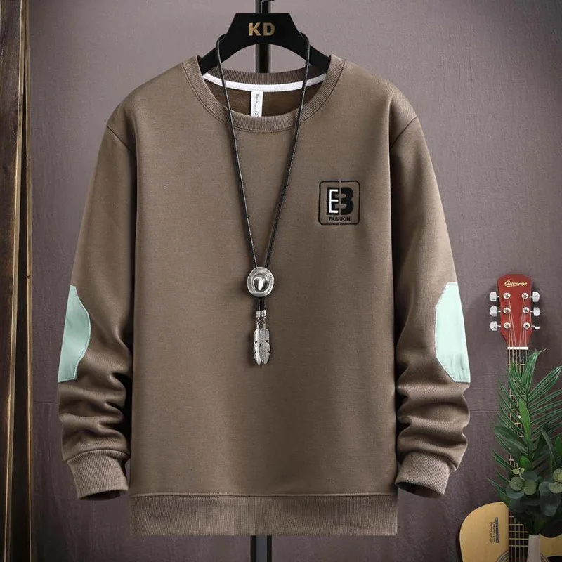 Fashion O-Neck Spliced All-match Embroidery Sweatshirt Men's Clothing 2023 Autumn New Oversized Casual Tops Korean Sweatshirts
Fashion O-Neck Spliced All-match Embroidery Sweatshirt Men's Clothing 2023 Autumn New Oversized Casual Tops Korean Sweatshirts