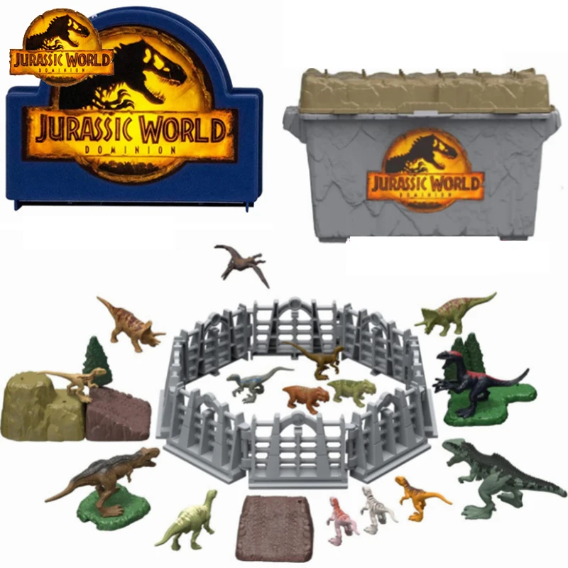 Original Mattel Jurassic World Dinosaur Action Figure Dominion MINIS Anime on-the-go Dinosaur Danger Set Educational Toy for Boy
Original Mattel Jurassic World Dinosaur Action Figure Dominion MINIS Anime on-the-go Dinosaur Danger Set Educational Toy for Boy