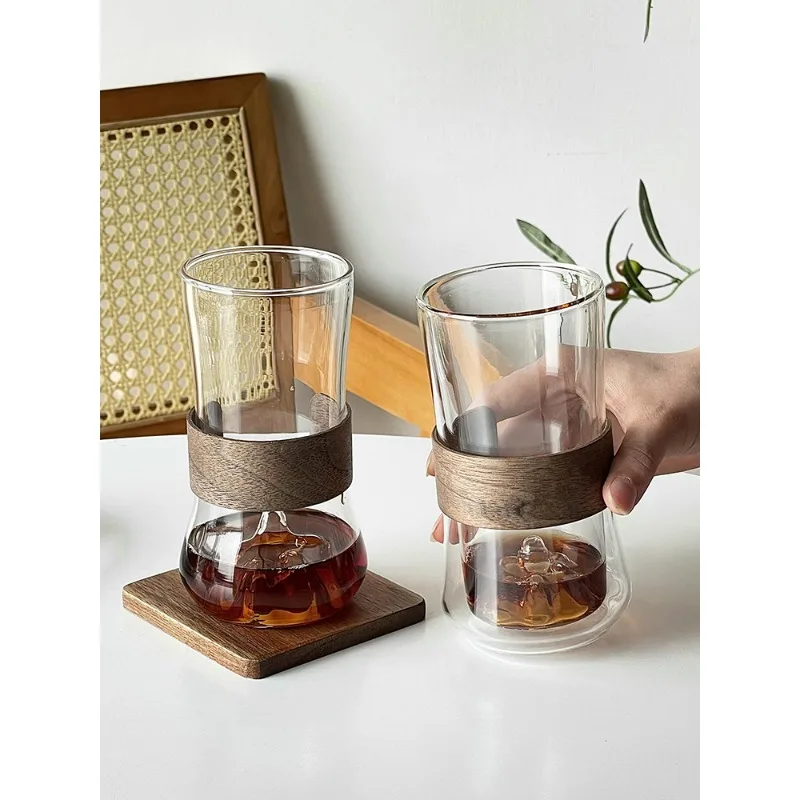 China-Chic Bamboo and Wood Mountain View Transparent double layer water Tea cup Coffee Hot resistant glass creative
China-Chic Bamboo and Wood Mountain View Transparent double layer water Tea cup Coffee Hot resistant glass creative