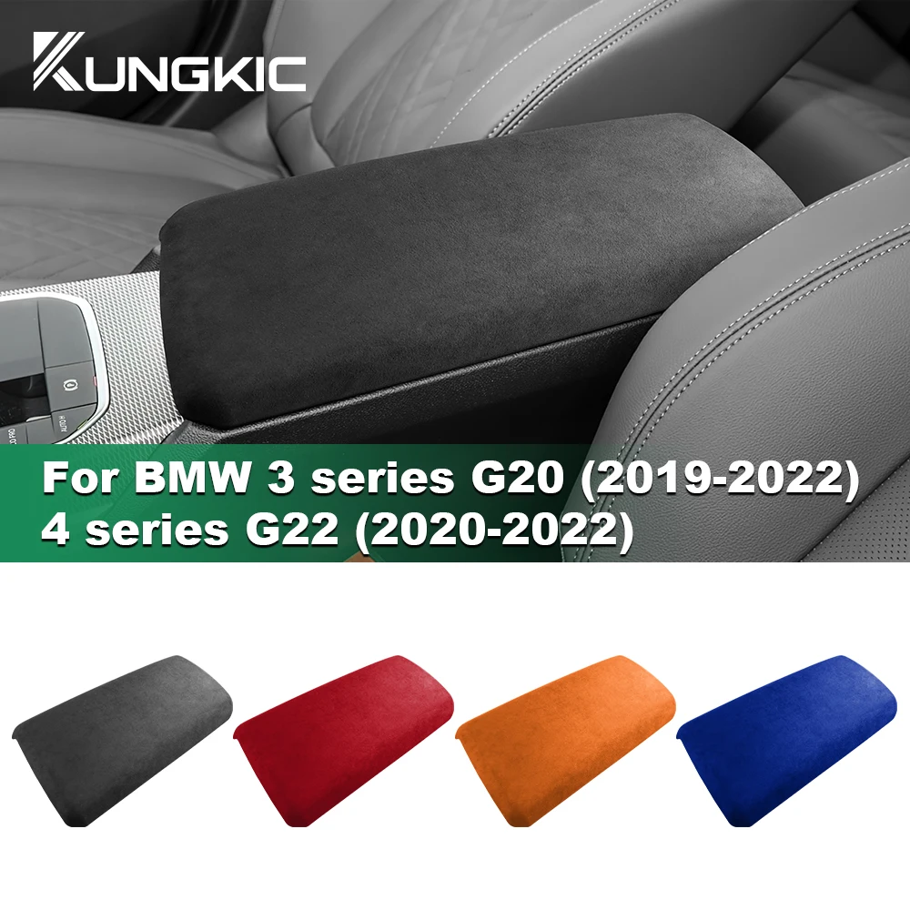 

Italy Super Suede Car Center Console Armrest Trim Cover for BMW 3 4 Series G20 G21 G22 G23 G26 325li 320li 2020 2021 2022 2023