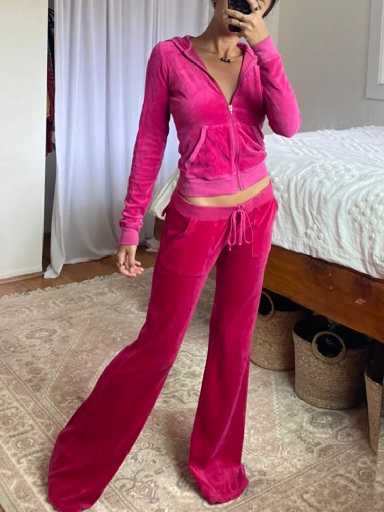 Velvet Casual sewing 2 Pieces Set Woman Outfits Zipper Sweatshirt And Pants 2022 Tracksuits women y2k Solid Hoodies Suit
Velvet Casual sewing 2 Pieces Set Woman Outfits Zipper Sweatshirt And Pants 2022 Tracksuits women y2k Solid Hoodies Suit
