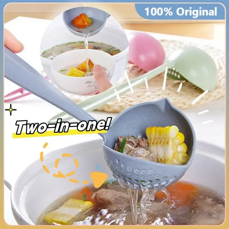 Wheat Straw Soup Spoon Colander Two-in-one Filter Tableware Dual-use With Long Handle Soup Spoon Tableware Kitchen Accessories
Wheat Straw Soup Spoon Colander Two-in-one Filter Tableware Dual-use With Long Handle Soup Spoon Tableware Kitchen Accessories