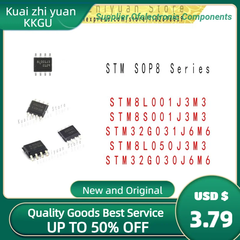 5PCS/Lot New And Original STM8S001J3M3 STM8L001J3M3 STM8L050J3M3 STM32G030J6M6 STM32G031J6M6 SOP-8 IC Chip In Stock Wholesale
5PCS/Lot New And Original STM8S001J3M3 STM8L001J3M3 STM8L050J3M3 STM32G030J6M6 STM32G031J6M6 SOP-8 IC Chip In Stock Wholesale