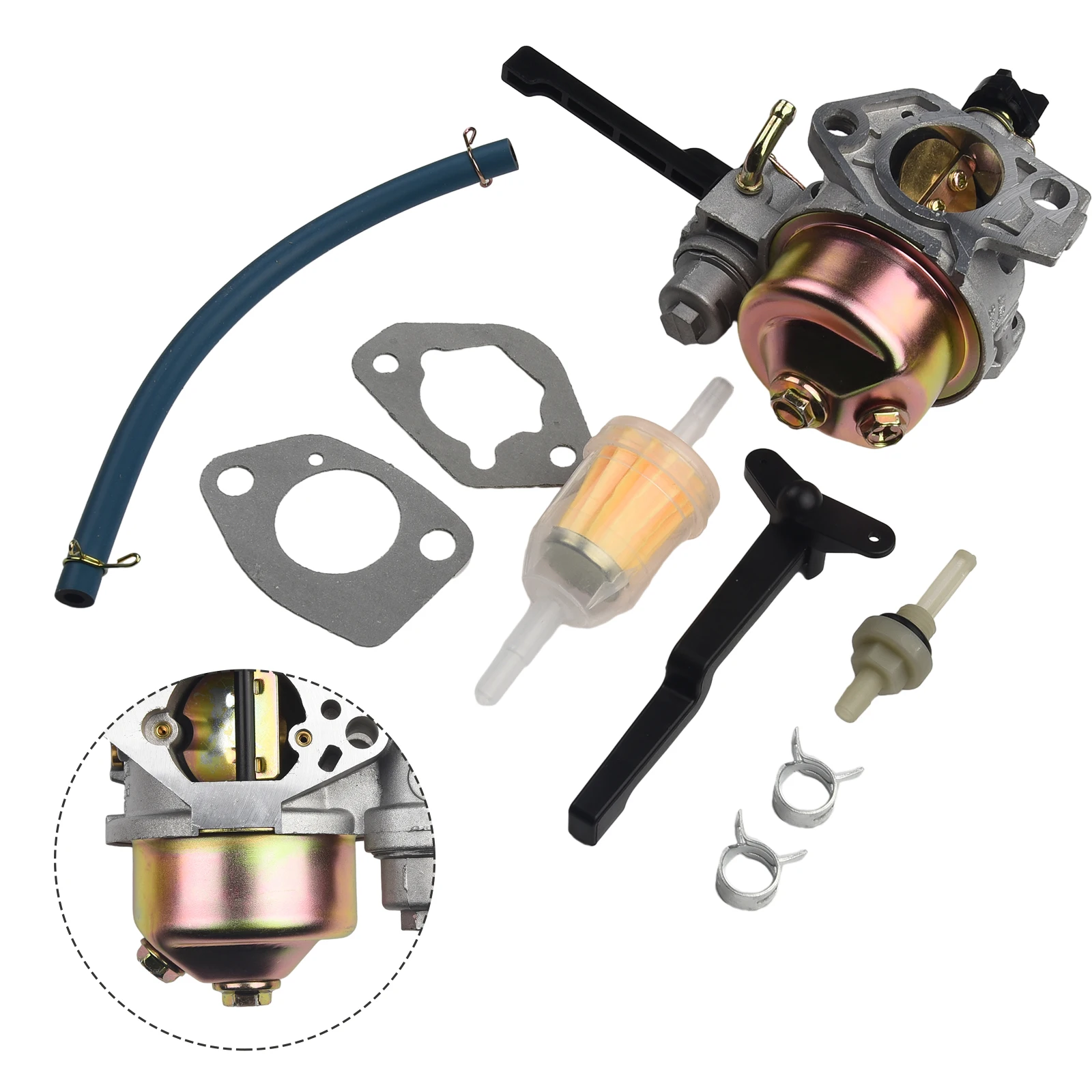 Fuel Filter Carburetor Sturdy 9.5hp 277cc Engine Height 55mm Matched Metal 17-853-05-S Practical Durable High Quality
Fuel Filter Carburetor Sturdy 9.5hp 277cc Engine Height 55mm Matched Metal 17-853-05-S Practical Durable High Quality